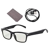 PUSOKEI Smart Glasses Drahtlose Bluetooth-Sonnenbrille, Sport-Audio-Sonnenbrille mit...