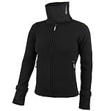 ALPIDEX Damen Fleecejacke Hoher Stehkragen Daumenlöcher Tailierte Winter Fleece...