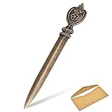 HERCHR Brieföffner Mit Stahlgriff Rostfrei, 12.8 cm, Letter Opener, Schreibtische Büro...