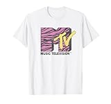 MTV Dekorierten Rosa Zebra T-Shirt