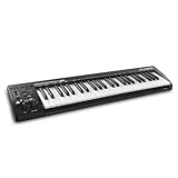 M-Audio Keystation 49 MKIII - Kompakter 49-Tasten MIDI Keyboard Controller mit zuweisbaren...