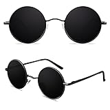 CGID Retro Runde Sonnenbrille Herren Damen Polarisiert Lennon Hippie...