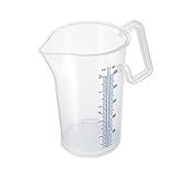 Thermohauser Messbecher m. geschlossenem Griff, 500 ml, Kunststoff PP, blaue Skala in...