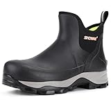 Showave Regenstiefel für Herren, Gummi-Jagdstiefel, wasserdicht, isoliert,...