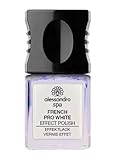 alessandro SPA PRO WHITE FRENCH Nagellack - Optisch aufhellender Lack mit...