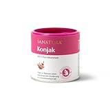 Sanatura Konjak Pulver mit Glucomannan – 130 g – natürlicher Appetitzügler – lange...