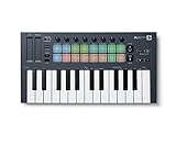 Novation FLkey Mini – Tragbares USB/MIDI-Controller-Keyboard mit 25 Tasten und...