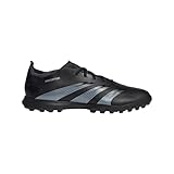 adidas Unisex 24 League Low Turf Sneaker, Schwarz/Carbon/Schwarz, 9 Women/8 Men