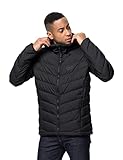 Jack Wolfskin Herren Fairmont Men Winddichte Daunenjacke, Schwarz, M EU