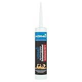 kör4u Schamottkleber 310ml, beige, Kleber für feuerfeste Bauteile, perfekt zur Reparatur...