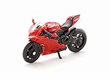 siku 1385, Ducati Panigale 1299 Motorrad, Metall/Kunststoff, Rot, Ausklappbarer Ständer