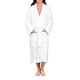 Kashwére Heavenly Soft Robe (weiß, Erwachsenengröße S/M, Unisex) Luxus Plüsch...