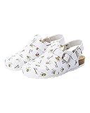 CLINIC DRESS Clog - Damen und Herren Clogs bunt weiß Motiv Biene. Unisex Schuhe...