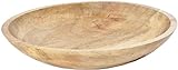 Holzschale Schale Dekoschale Servierschale Obstschale Holz Ø 40cm A040