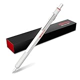 rOtring 600 Kugelschreiber | mittlere Spitze | Schwarze Tinte | perlweißer...