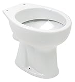 'aquaSu® Stand-WC, Flachspüler, Abgang waagerecht, bodenstehende Toilette, mit Stufe,...