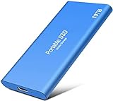 10 TB tragbare SSD Festplatte Externe Solid State Drive USB 3.1 USB-C 10 TB...