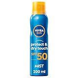 NIVEA SUN Protect & Refresh unsichtbarer, kühlender Sprühnebel mit LSF50, erfrischende...