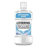 LISTERINE Advanced White Milder Geschmack (500 ml), Mundspülung zur Entfernung...