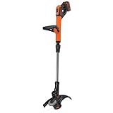 Black+Decker Akku-Rasentrimmer (Powercommand, Fadenverlängerung auf Knopfdruck, 18V...