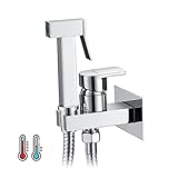 Ibergrif M22019 - Unterputz WC-Bidet Handbrause Set mit Dusche und Halter, Schlauch,...