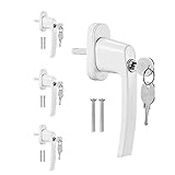 4 PCS Abschliessbarer Fenstergriff, Kindersicherung Fenstersicherung mit...