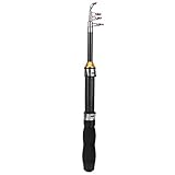 Angelrute Tragbare Kleine Short Sea Pole Mini Sea Fishing Werkzeuge Teleskop Angelrute...