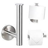 bremermann Bad-Serie Piazza – Toilettenpapierhalter 2in1, Edelstahl matt...