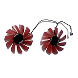 REMSEY Lüfter 2pcs 85mm 4pin Dc12v FDC10U12S9-C RX580 GPU FAN Kompatibel for XFX RX 580...