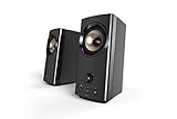 CREATIVE T60 2.0 HiFi-PC-Lautsprecher, USB-C-Audio, Mikrofon, Headset-Anschluss, Bluetooth...