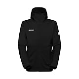 Mammut Herren Alto Hooded Mens Hardshell Jacket, Schwarz, L EU