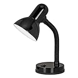 EGLO Tischlampe Basic, 1 flammige Tischleuchte, Schreibtischlampe aus Stahl und...