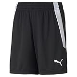 PUMA Unisex Kinder Teamliga Jr Shorts, Puma Black-puma White, 164 EU