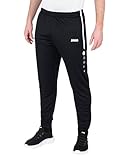 JAKO Unisex Trainingshose Active Hose, Schwarz/Weiß, L EU