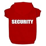 Izefia Hunde Kapuzenpulli Security Rdc Pet Bekleidung Hunde Shirt Wärmer...