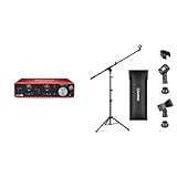 Focusrite Scarlett 4i4 3. Gen USB-Audio-Interface für Aufnahmen & CAHAYA 2 in 1 Dual-Use...