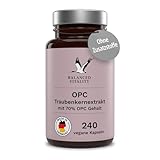 OPC Traubenkernextrakt - 350 mg reines OPC aus Traubenkernextrakt - 240 hochdosierte...