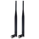 Nelawya RP-SMA WLAN-Antenne 6 dBi Dualband 2,4 GHz 5,8 GHz MIMO-Antenne für...