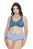 Ulla Popken Damen große Größen Übergrößen Plus Size Bustier, Vorderverschluss, C/D...