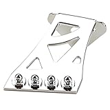 ifundom Schnur Muster-pull-panel Banjo-kopf Banjo-teile Chrom-saitenhalter Für Gitarre...