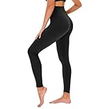 TNNZEET High Waist Leggings Damen Elastische Leggins Weiche Sporthose für Sport...