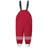 Matschhose Jungen Mädchen Unisex Kinder Wasserdicht Latzhosen Regenhosen mit...