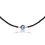 Made by Nami Perlen-Choker Halskette mit Anhänger • Minimalistische Damen...