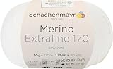 Schachenmayr Merino Extrafine 170, 50G white Handstrickgarne