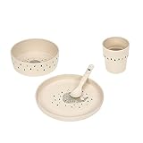 LÄSSIG Kindergeschirr Set (Teller, Becher, Schälchen, Löffel) ohne ,...