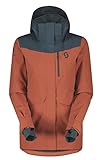 Scott W Ultimate Dryo Plus Jacket Colorblock-Orange-Rot - Daunen wasserdichte isolierte...