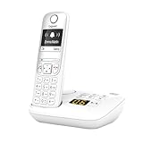 Gigaset AS690A - Schnurloses DECT-Telefon mit Anrufbeantworter - großes,...