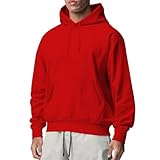 Herren Winter Brief Übergröße lose Kapuzenpullover Pullover Top Bluse Mantel Herren...