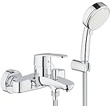 GROHE Eurostyle Cosmopolitan - Einhand-Wannenbatterie (mit Brausegarnitur,...