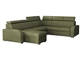 Mirjan24 Ecksofa Apollo 2rR2pLC mit Bettkasten und Schlaffunktion, Komfortecksofa,...